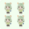 Chainsmokers Cat Plush 4PCS
