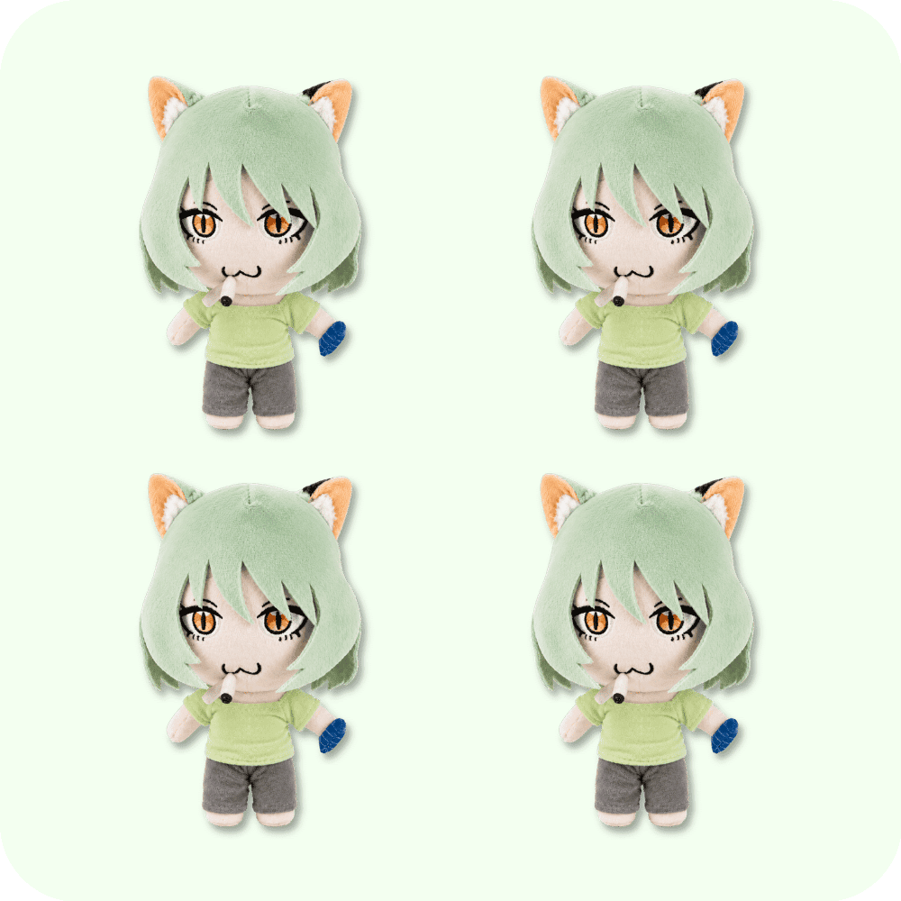 Chainsmokers Cat Plush 4PCS Chainsmokers Cat Plush 4PCS